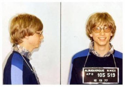 Bill Gates Mug Shot