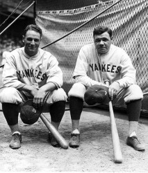 The Babe with Lou Gehrig