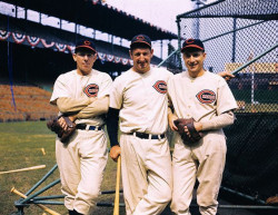 Paul Derringer, Ernie Lombardi, Bucky Walters