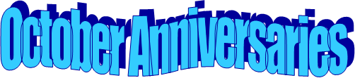 October Anniversaries